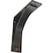 Ekena Millwork Morris Steel Bracket, Hammered Gray 3"W x 10"D x 10"H BKTM03X10X10MOHGY - alternate 1